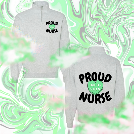 INFUSION NURSE QUARTER ZIP